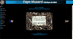 Desktop Screenshot of faye-muzard.com