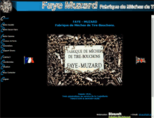 Tablet Screenshot of faye-muzard.com